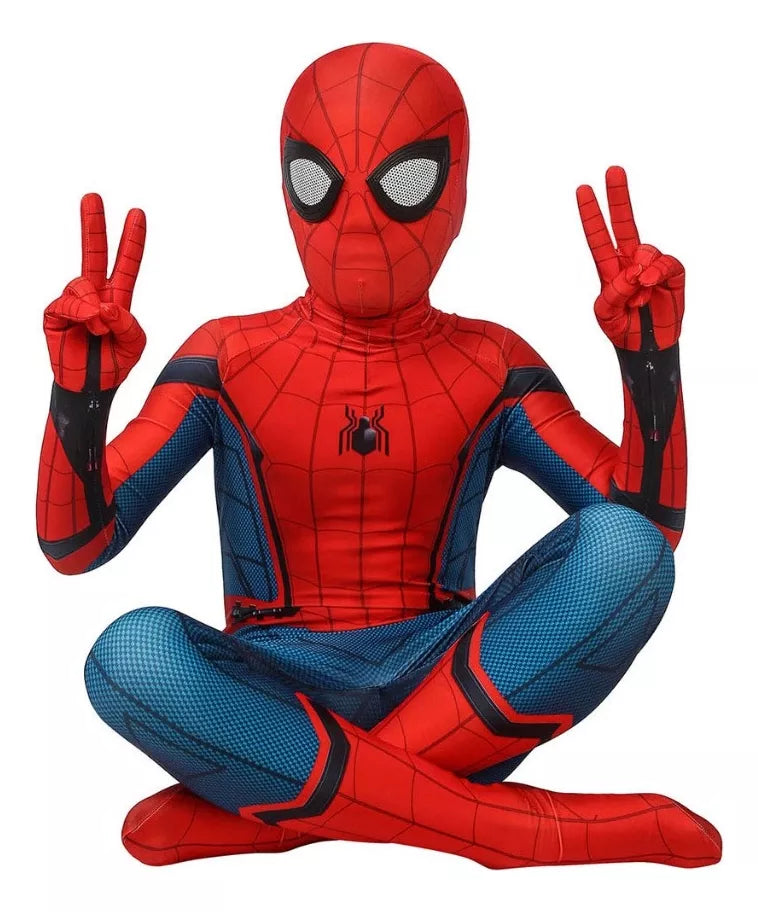 Fantasia Homem Aranha De Volta ao Lar Tom Holland Infantil Traje