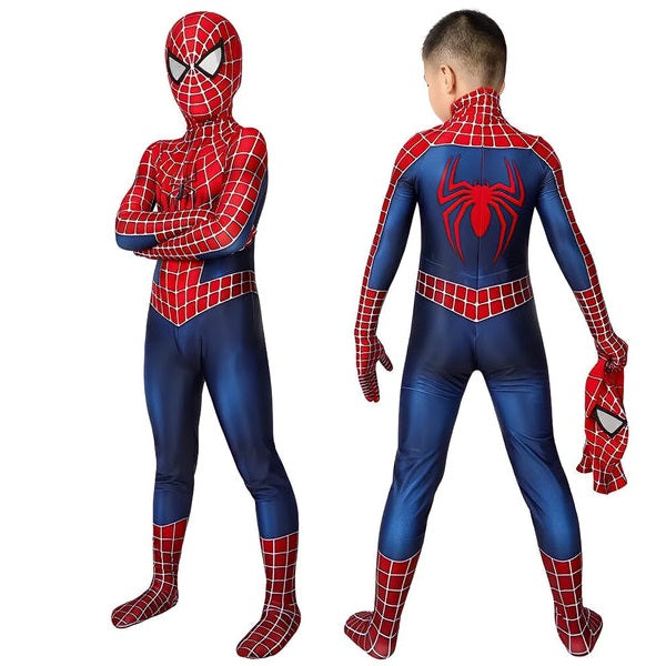 Fantasia Homem Aranha Tobey Maguire Cosplay Heróis Infantil Traje