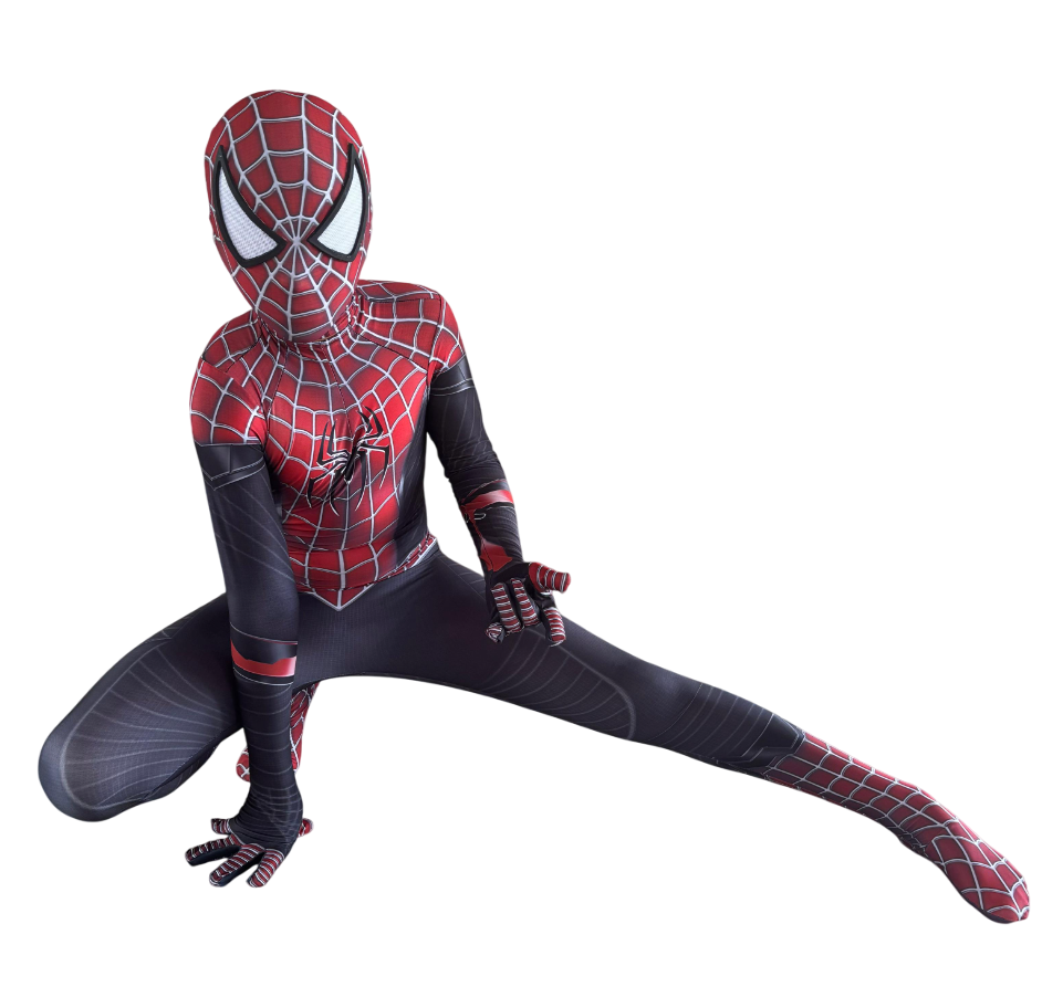 Fantasia Cosplay Tobey Híbrido Clássico x Longe de Casa Infantil Homem-Aranha Traje Luxo