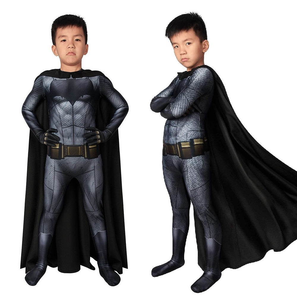 Fantasia Infantil Ben Affleck Com Capa Traje Cosplay Crianças
